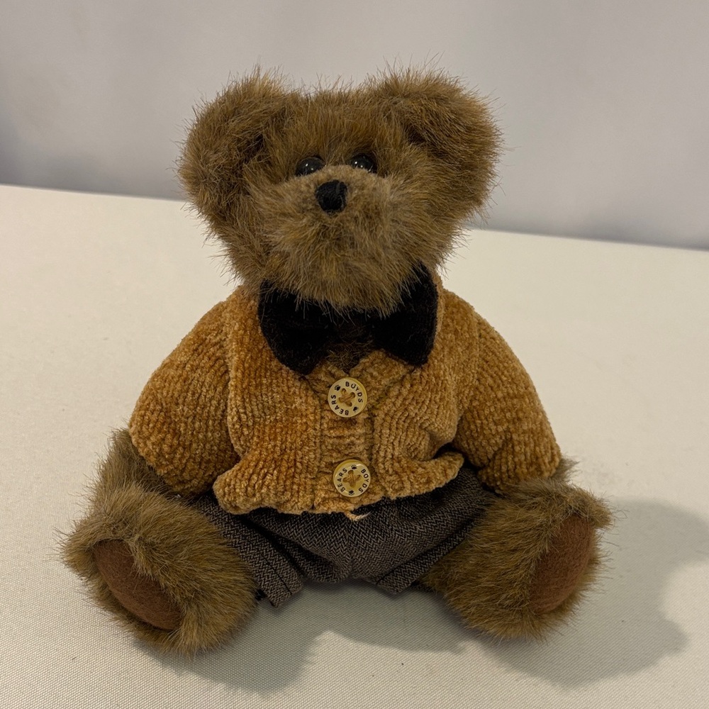 Boyds Bears Plush with Tan Jacket